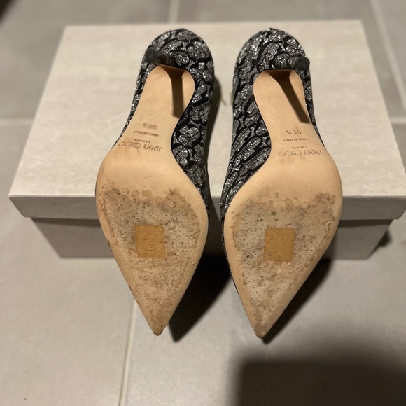 Jimmy Choo love 100 metallic heels - Picture 4 of 4